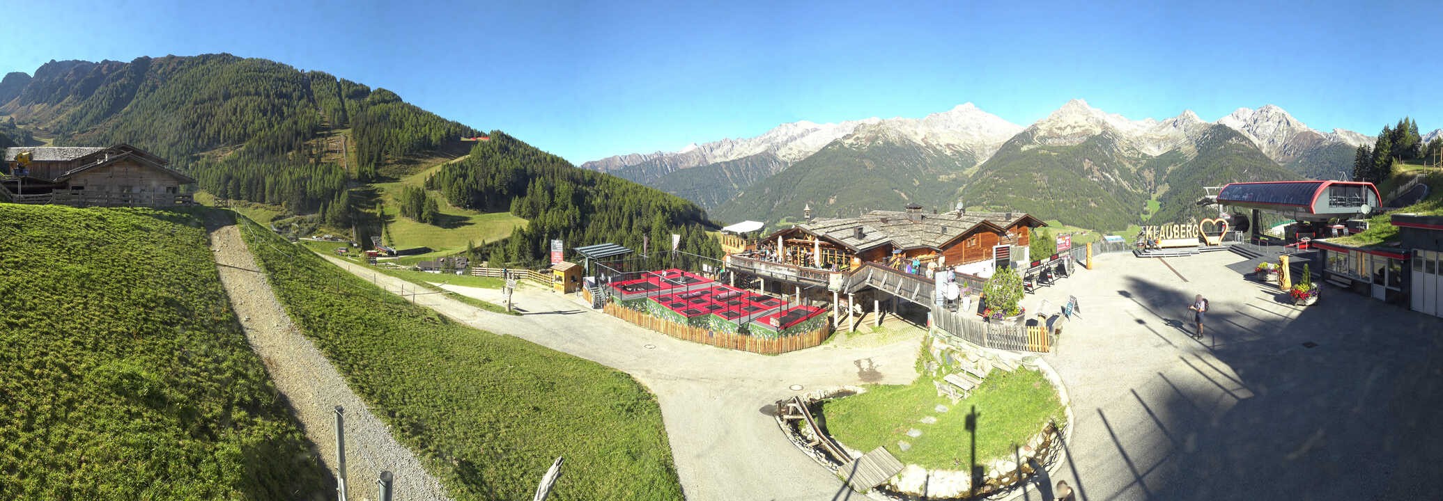 Archiv Foto Webcam Klausberg - Blick auf Kristallalm im Ahrntal (Südtirol)