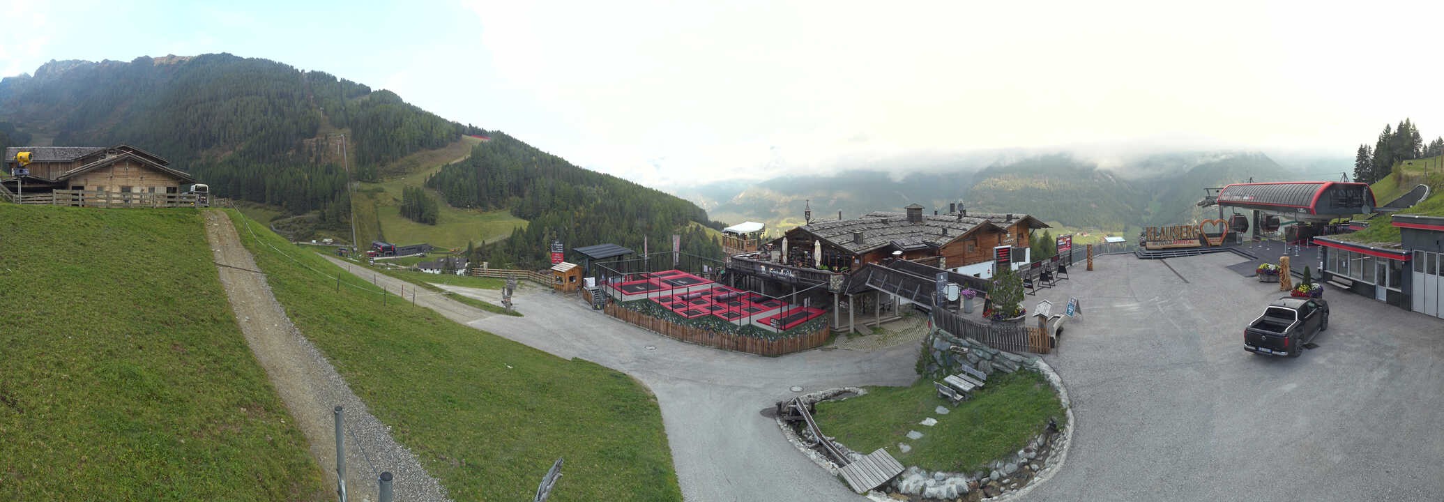 Archiv Foto Webcam Klausberg - Blick auf Kristallalm im Ahrntal (Südtirol)