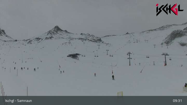 Archiv Foto Webcam Blick auf die Idalp in Ischgl