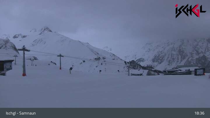 Archiv Foto Webcam Blick auf die Idalp in Ischgl