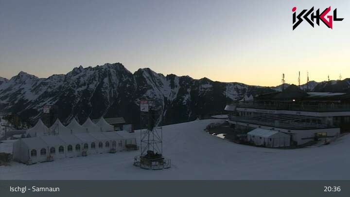 Archiv Foto Webcam Blick auf die Idalp in Ischgl