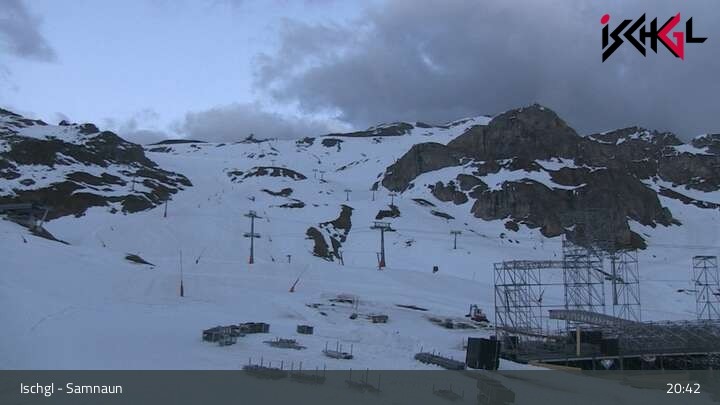 Archiv Foto Webcam Blick auf die Idalp in Ischgl