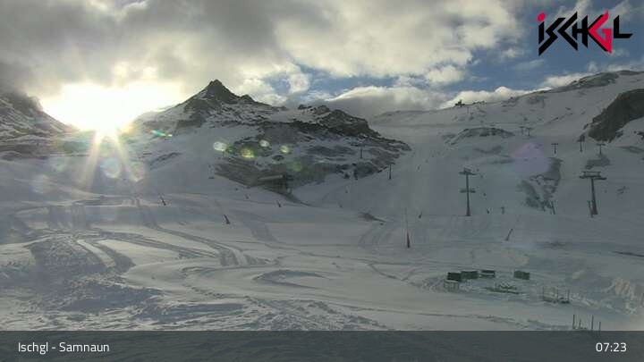 Archiv Foto Webcam Blick auf die Idalp in Ischgl