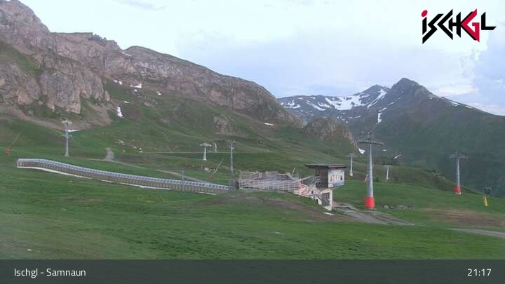 Archiv Foto Webcam Blick auf die Idalp in Ischgl