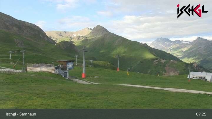 Archiv Foto Webcam Blick auf die Idalp in Ischgl