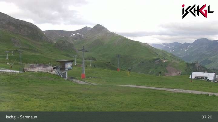 Archiv Foto Webcam Blick auf die Idalp in Ischgl