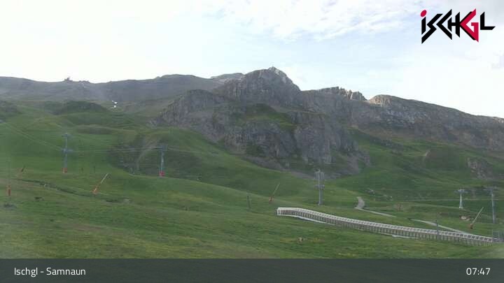 Archiv Foto Webcam Blick auf die Idalp in Ischgl
