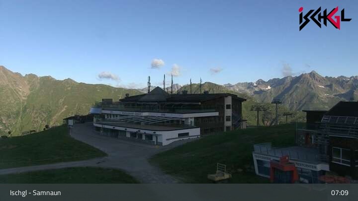 Archiv Foto Webcam Blick auf die Idalp in Ischgl