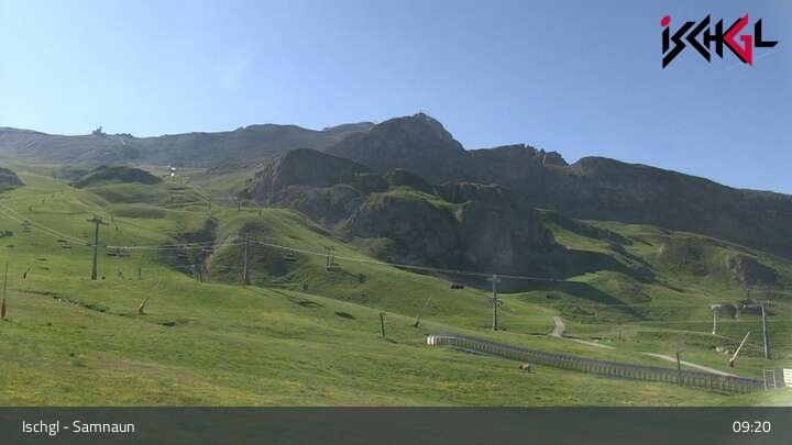 Archiv Foto Webcam Blick auf die Idalp in Ischgl