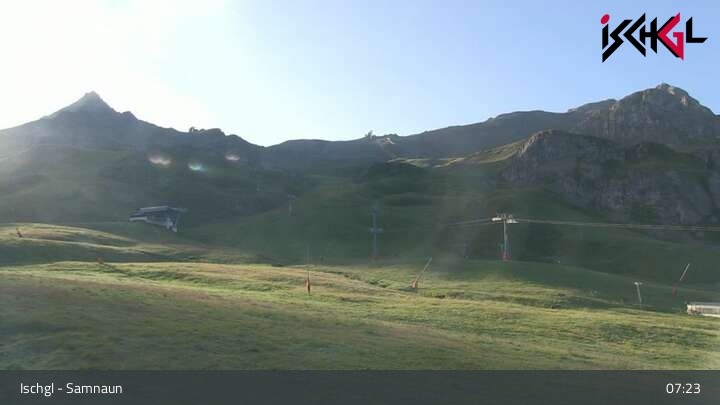Archiv Foto Webcam Blick auf die Idalp in Ischgl