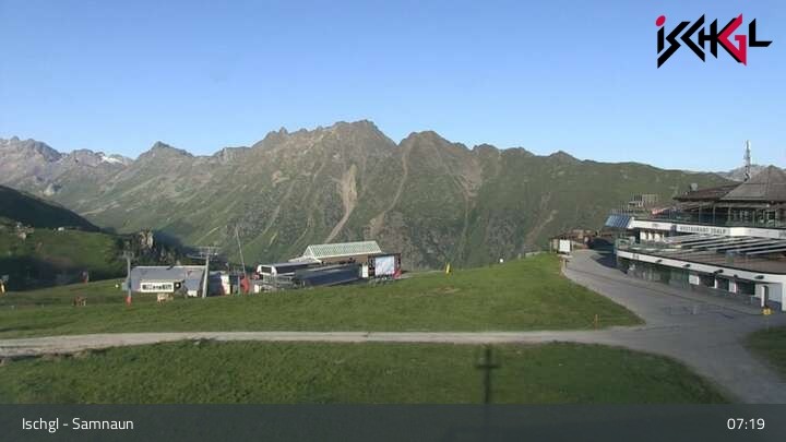 Archiv Foto Webcam Blick auf die Idalp in Ischgl