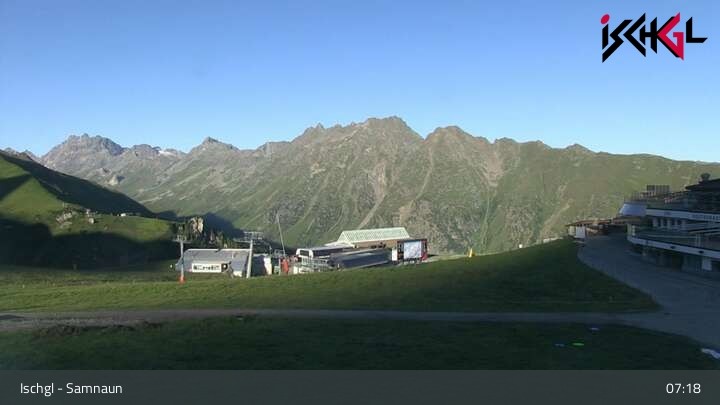 Archiv Foto Webcam Blick auf die Idalp in Ischgl