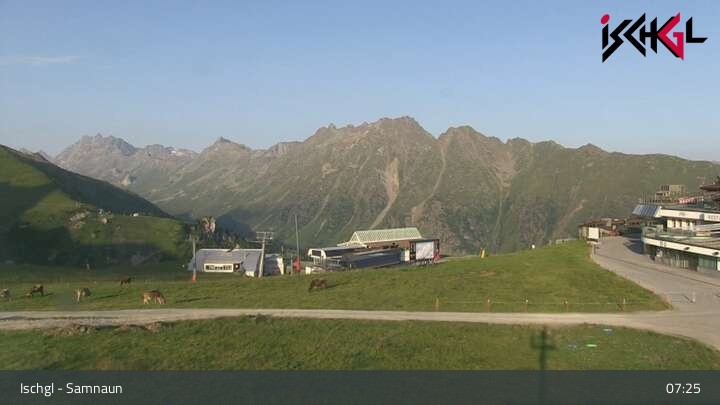 Archiv Foto Webcam Blick auf die Idalp in Ischgl