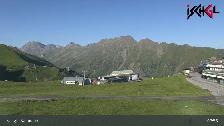 Archiv Foto Webcam Blick auf die Idalp in Ischgl