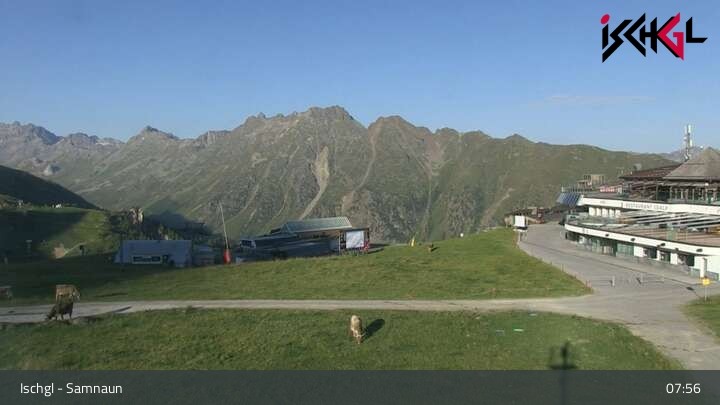Archiv Foto Webcam Blick auf die Idalp in Ischgl