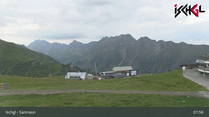 Archiv Foto Webcam Blick auf die Idalp in Ischgl