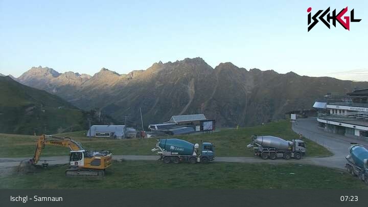 Archiv Foto Webcam Blick auf die Idalp in Ischgl