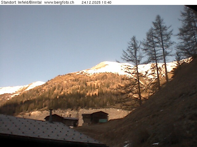 Archiv Foto Webcam Feld: Binntal − Imfeld
