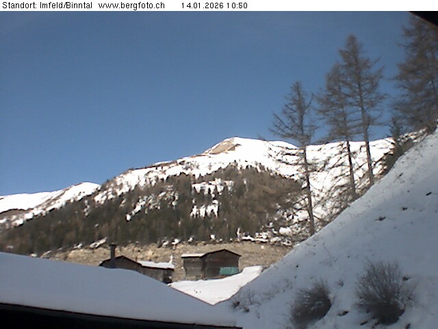 Archiv Foto Webcam Feld: Binntal − Imfeld