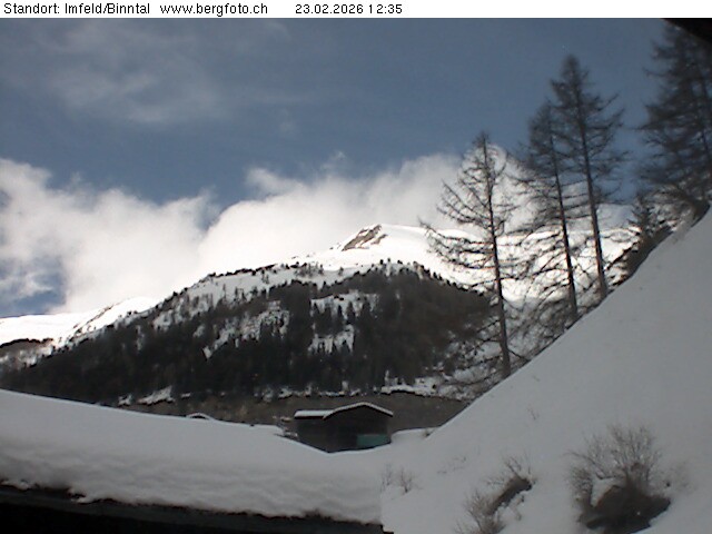 Archiv Foto Webcam Feld: Binntal − Imfeld