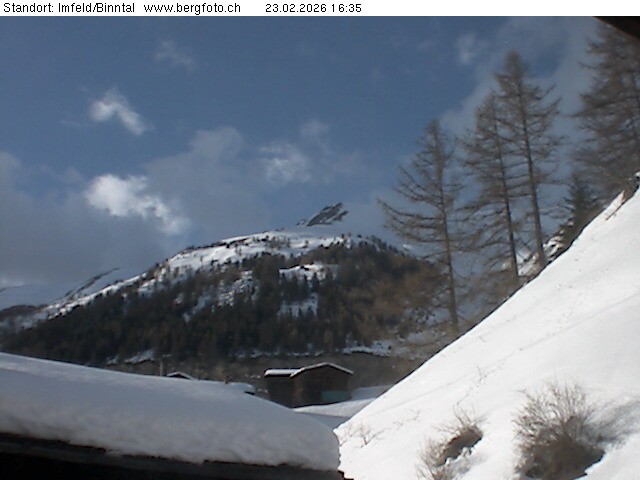 Archiv Foto Webcam Feld: Binntal − Imfeld