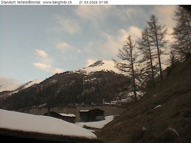 Archiv Foto Webcam Feld: Binntal − Imfeld