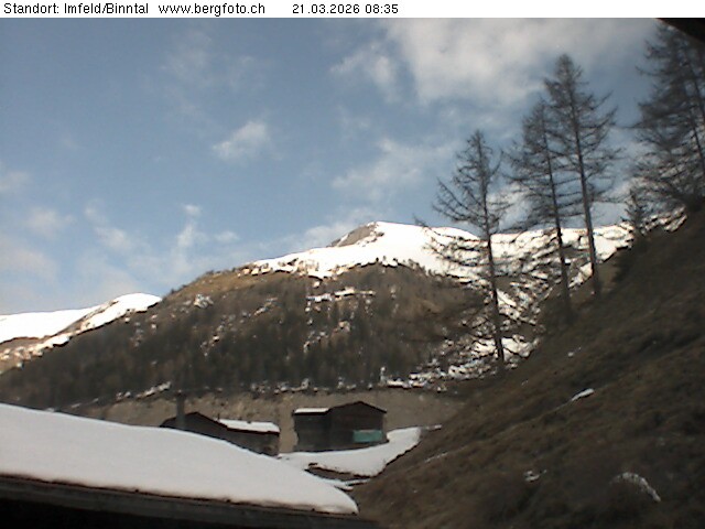 Archiv Foto Webcam Feld: Binntal − Imfeld