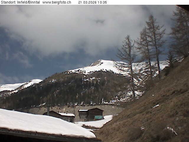 Archiv Foto Webcam Feld: Binntal − Imfeld
