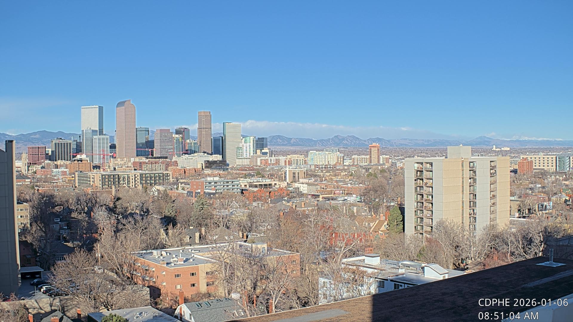 Archiv Foto Webcam Downtown Denver Colorado