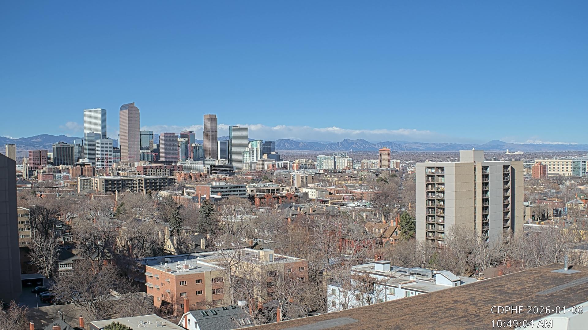 Archiv Foto Webcam Downtown Denver Colorado