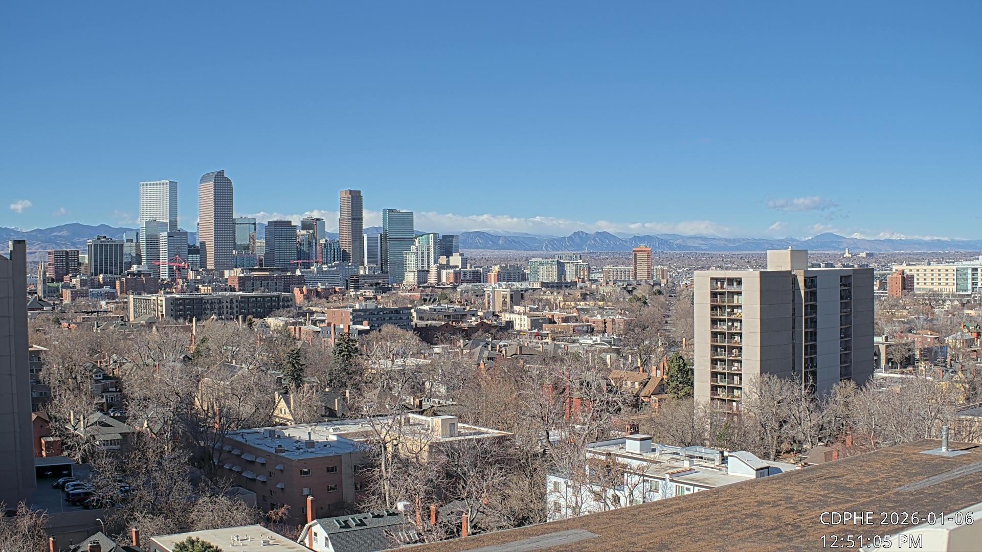 Archiv Foto Webcam Downtown Denver Colorado