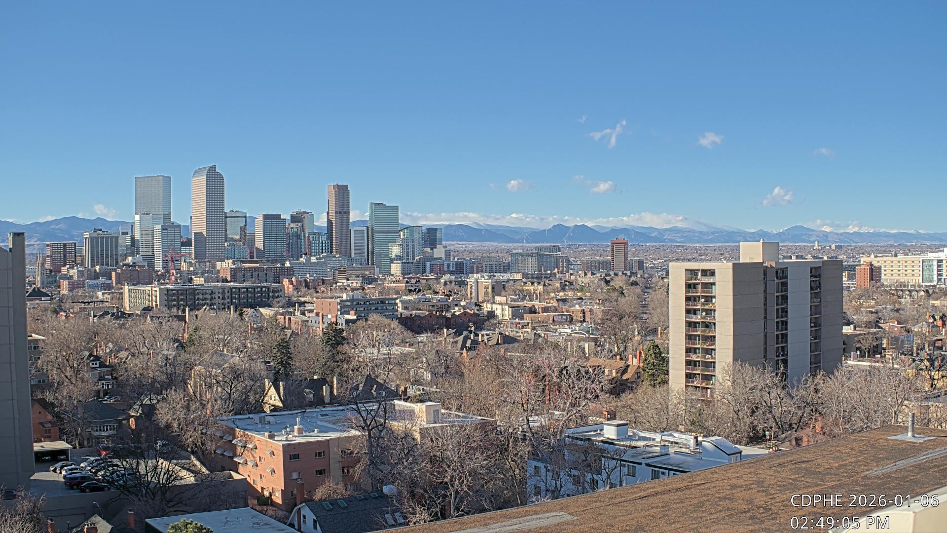 Archiv Foto Webcam Downtown Denver Colorado