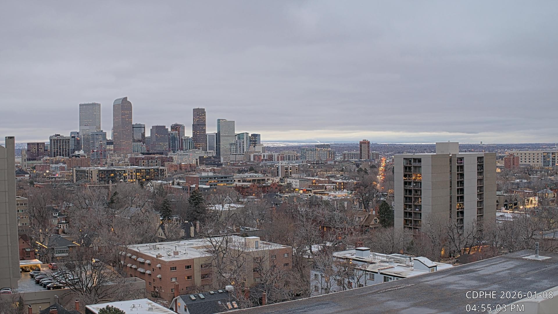 Archiv Foto Webcam Downtown Denver Colorado
