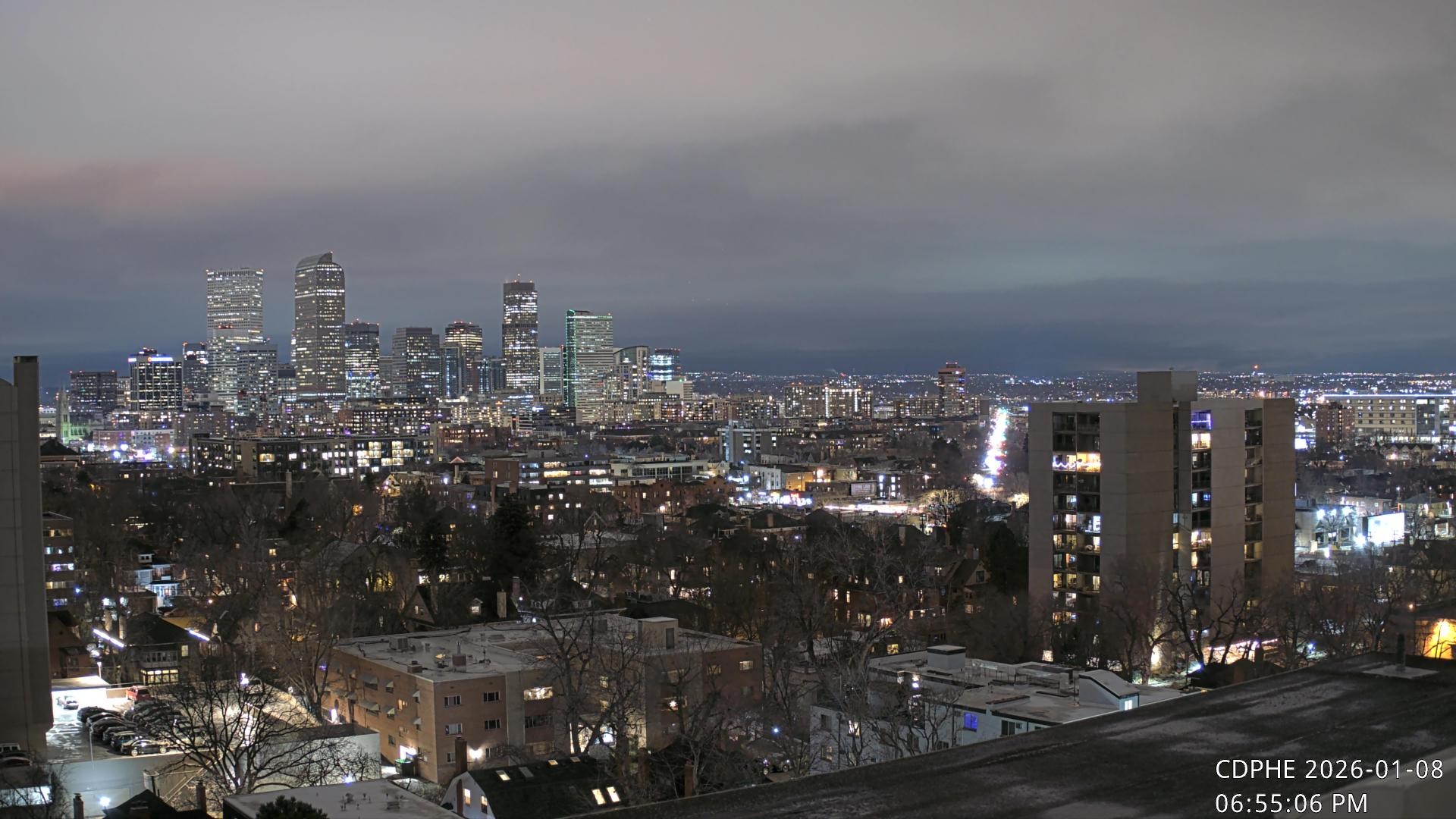 Archiv Foto Webcam Downtown Denver Colorado