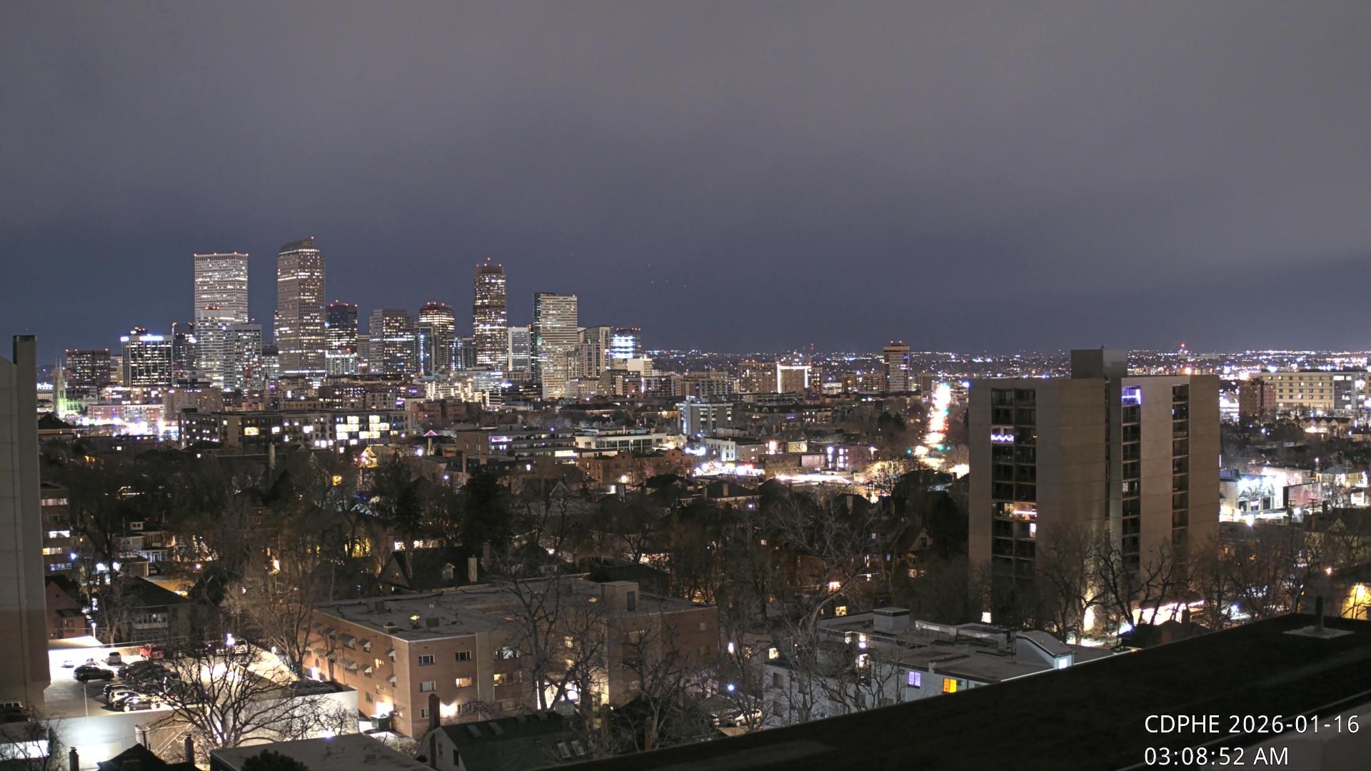 Archiv Foto Webcam Downtown Denver Colorado