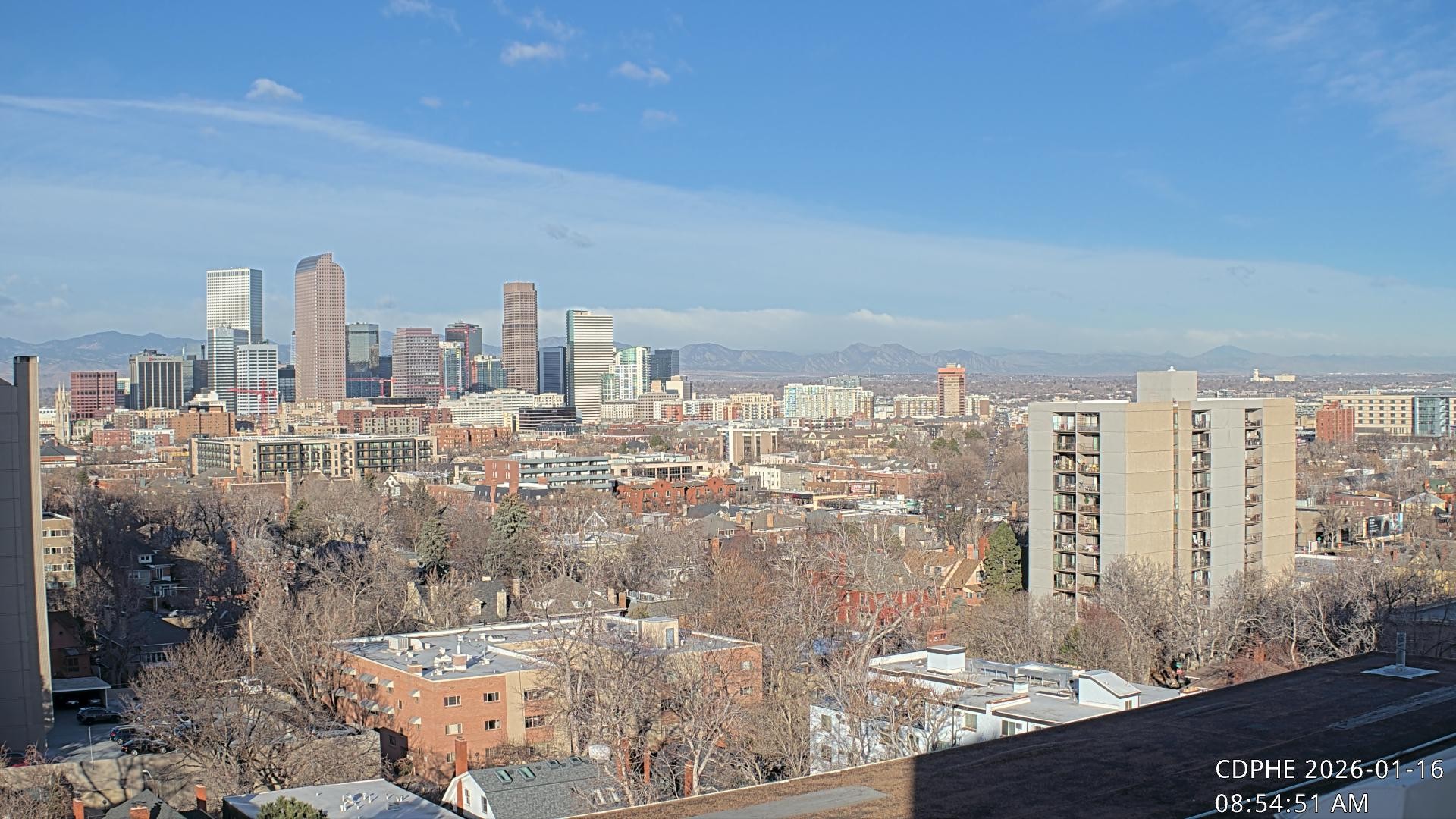 Archiv Foto Webcam Downtown Denver Colorado