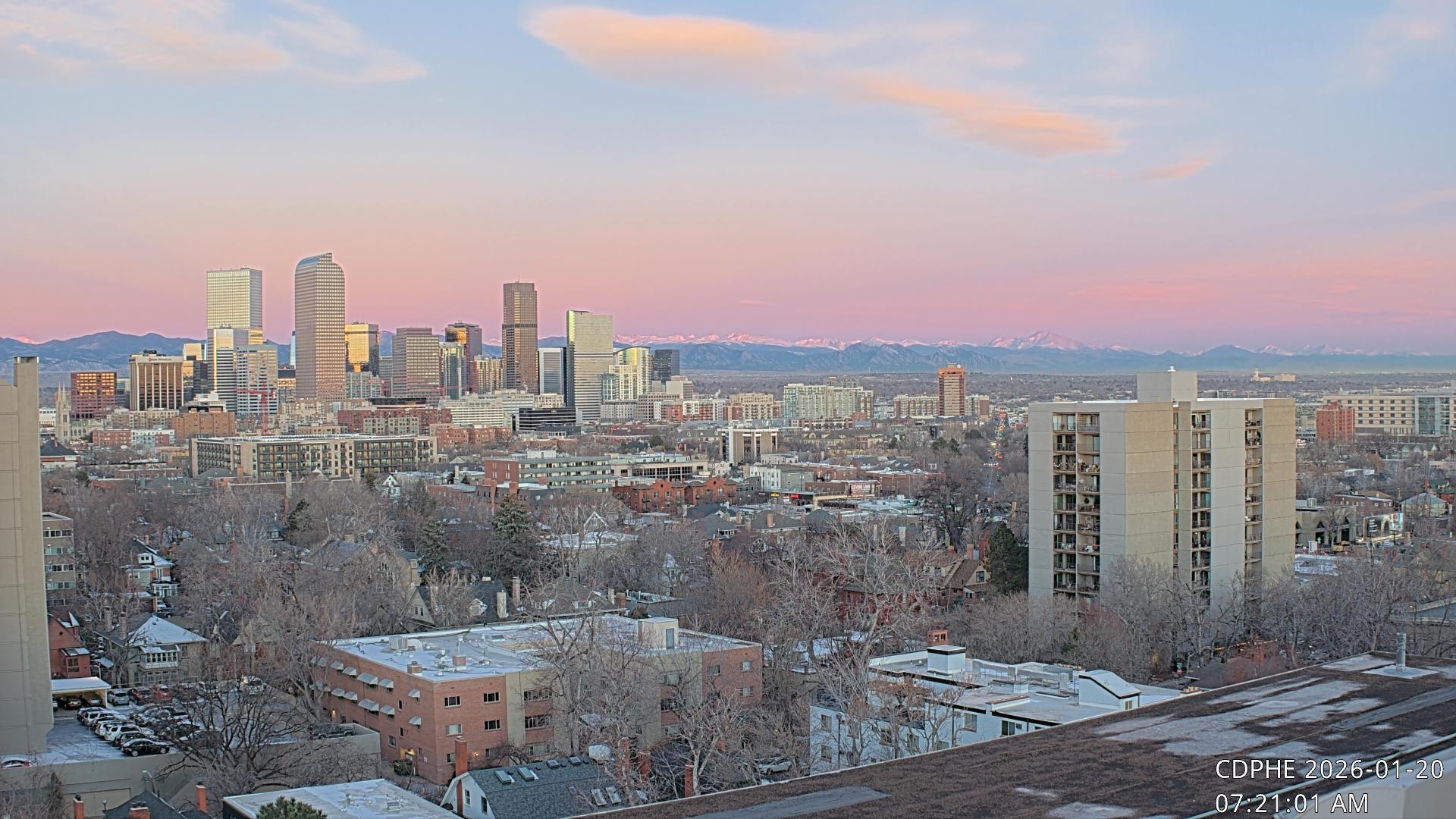 Archiv Foto Webcam Downtown Denver Colorado