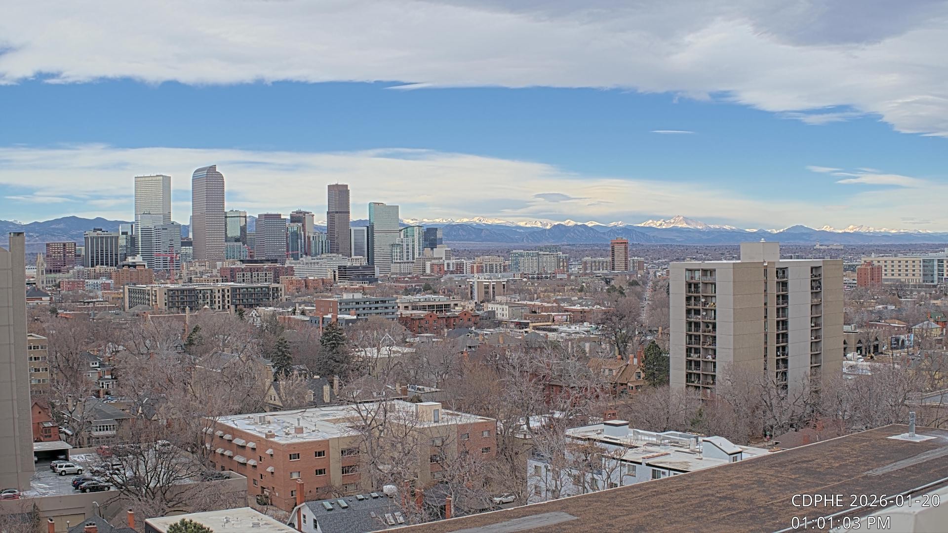Archiv Foto Webcam Downtown Denver Colorado