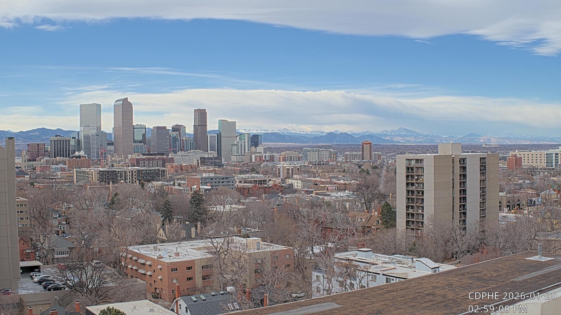 Archiv Foto Webcam Downtown Denver Colorado