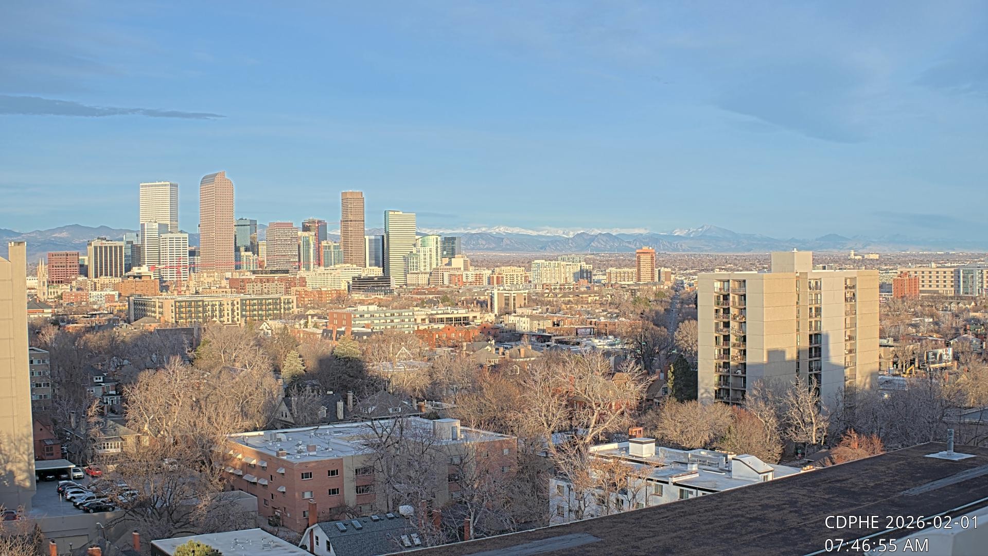 Archiv Foto Webcam Downtown Denver Colorado