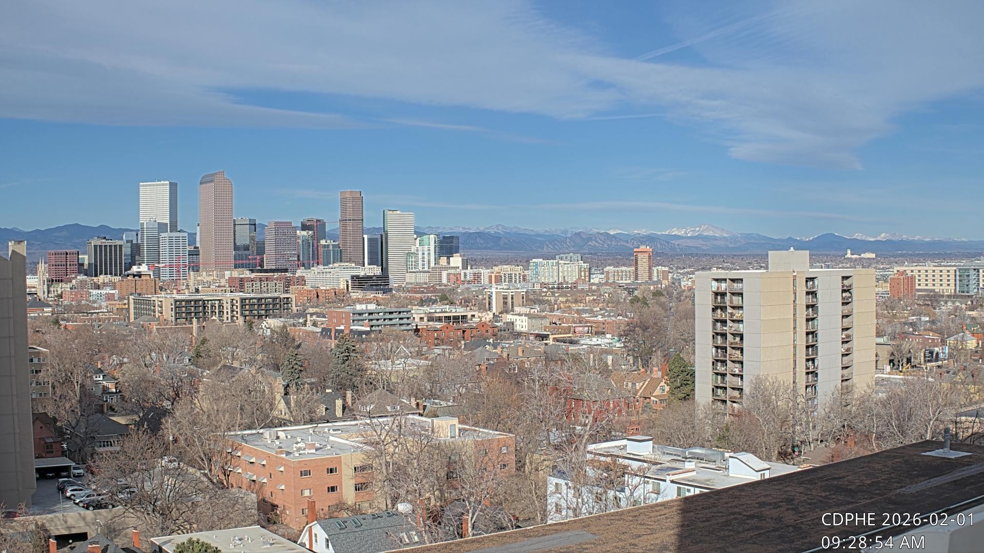 Archiv Foto Webcam Downtown Denver Colorado