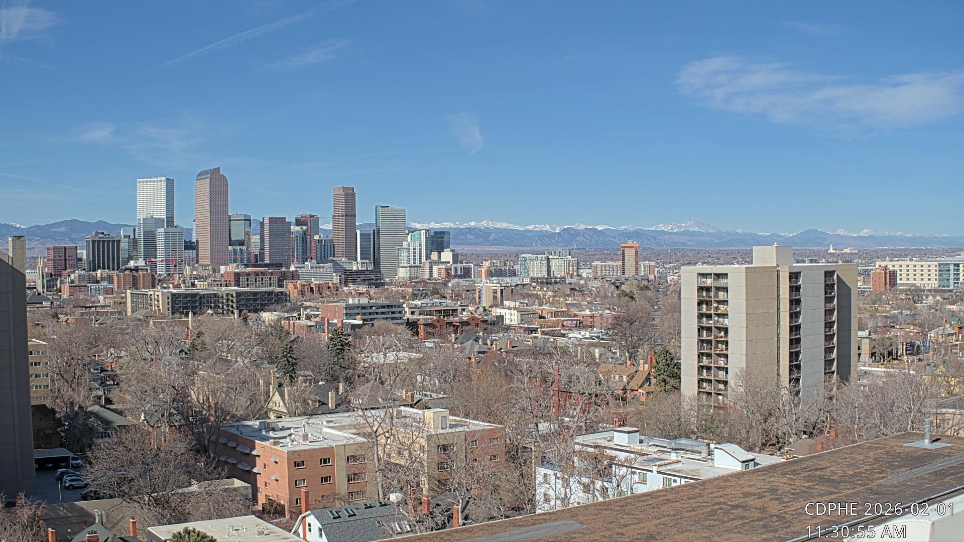 Archiv Foto Webcam Downtown Denver Colorado