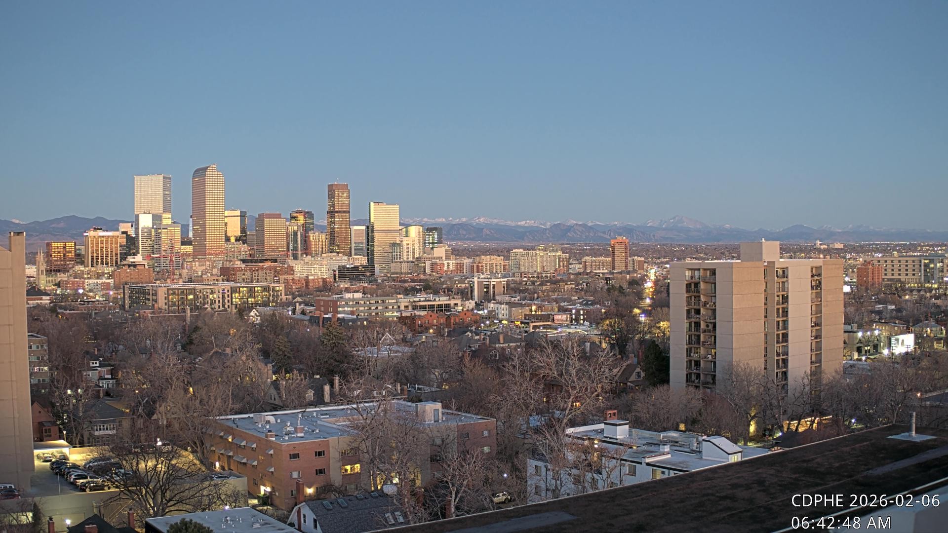 Archiv Foto Webcam Downtown Denver Colorado