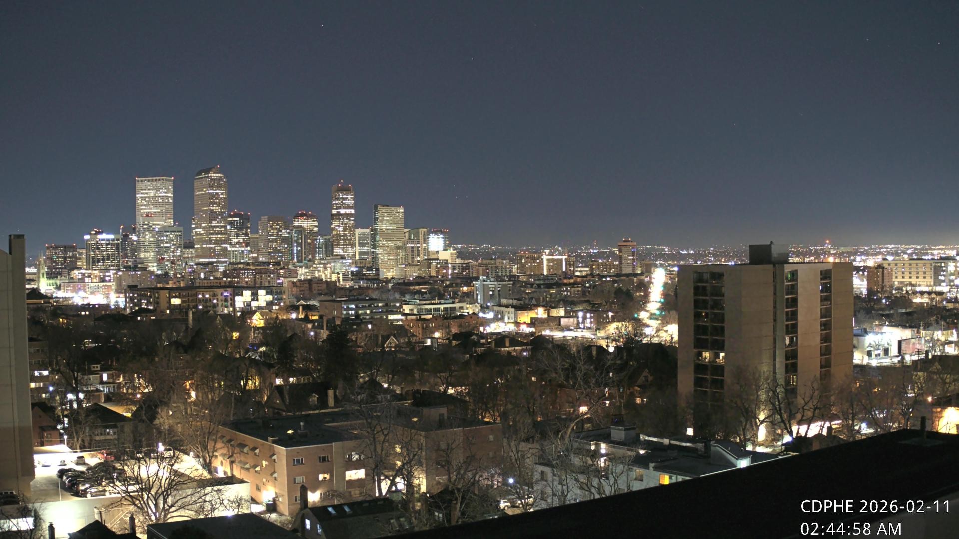 Archived image Webcam View of Downtown Denver Colorado