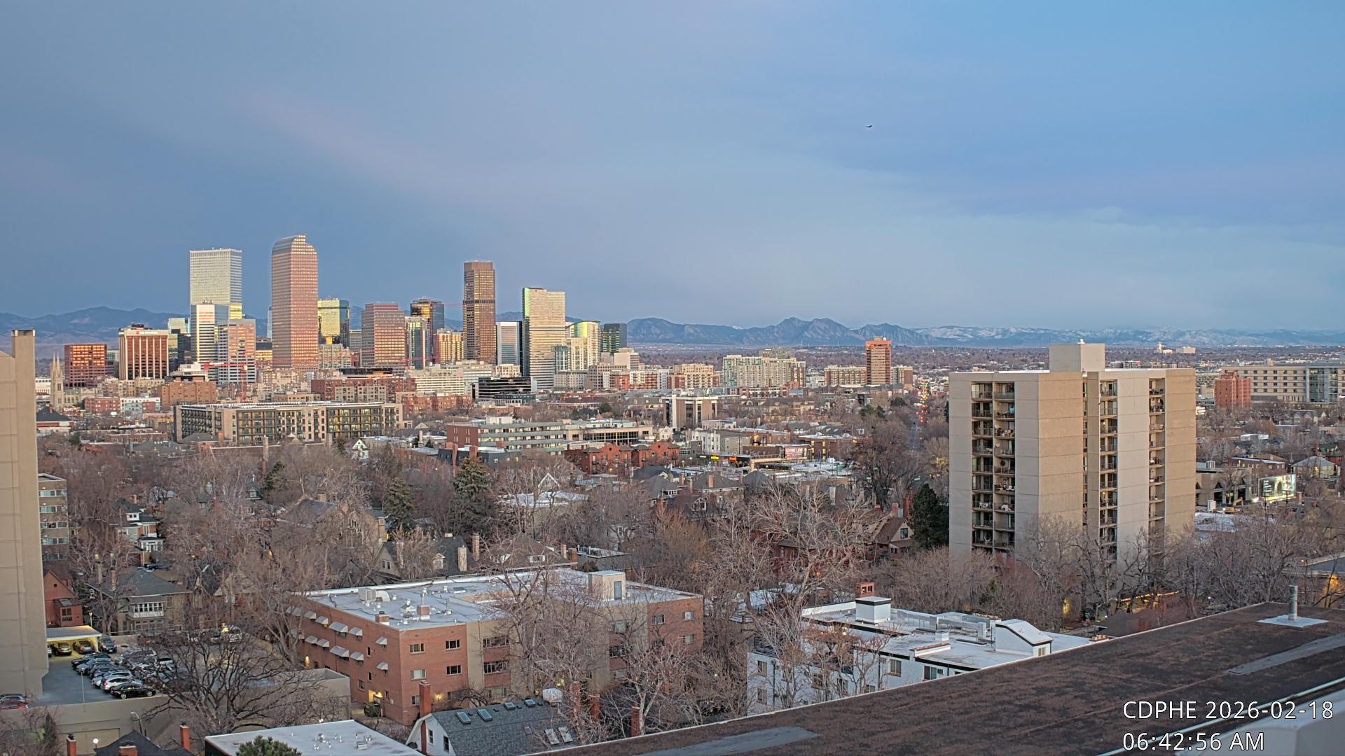 Archived image Webcam View of Downtown Denver Colorado