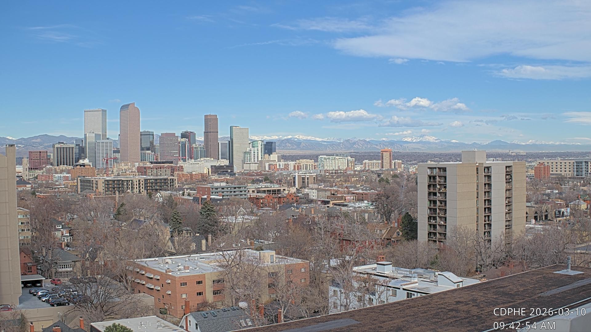 Archiv Foto Webcam Downtown Denver Colorado