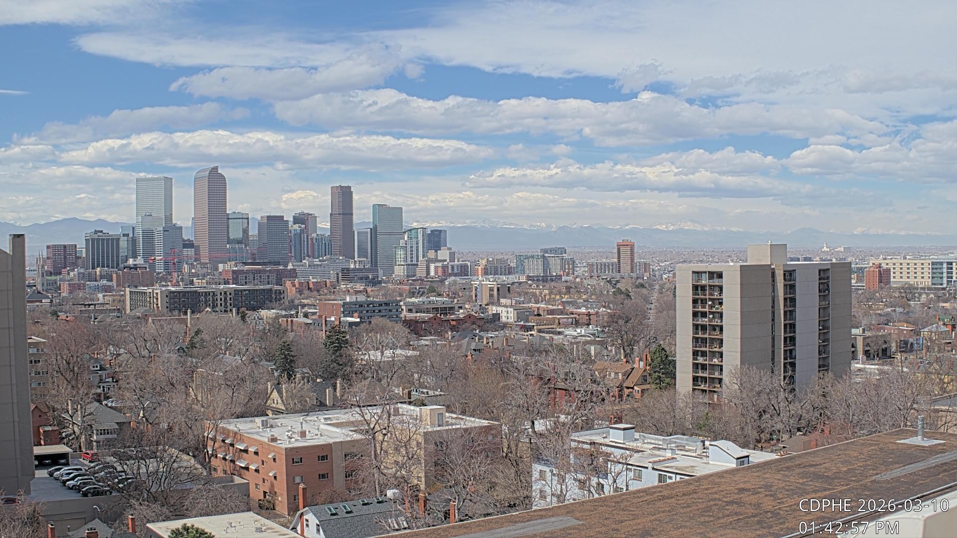 Archiv Foto Webcam Downtown Denver Colorado