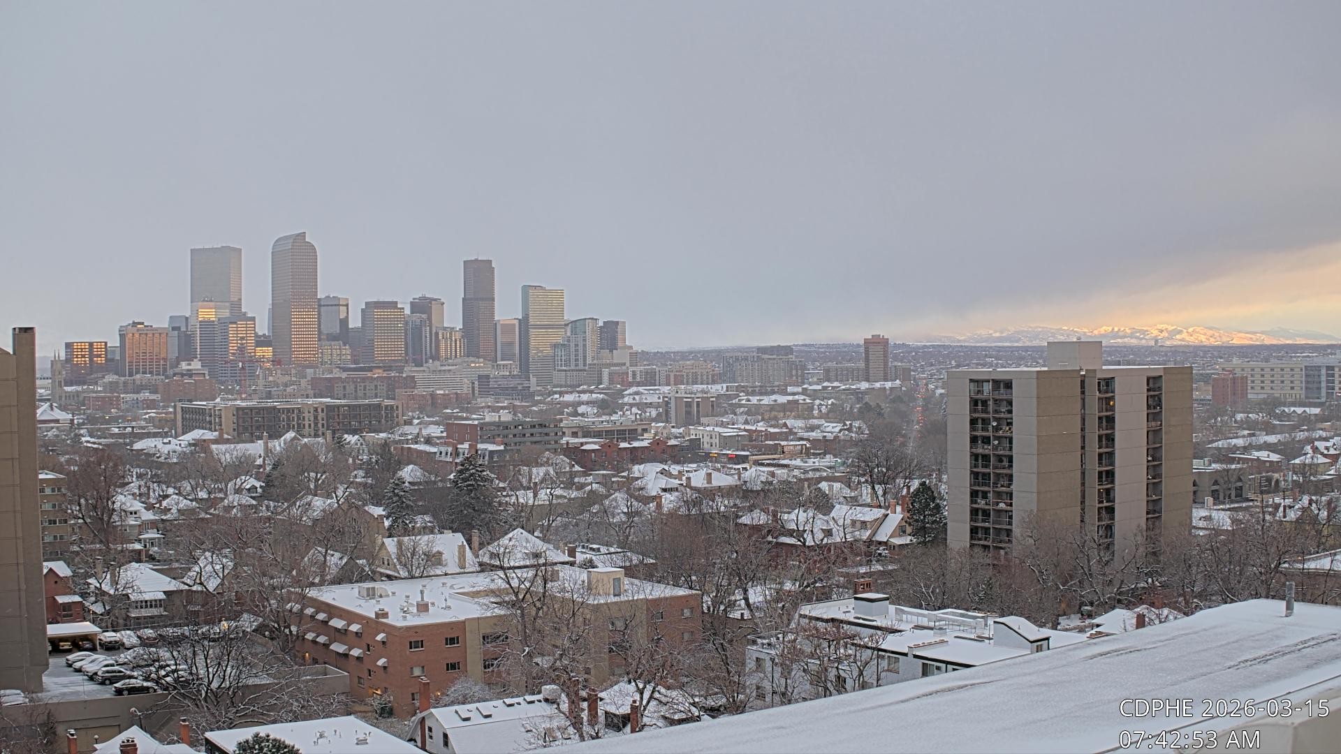 Archiv Foto Webcam Downtown Denver Colorado