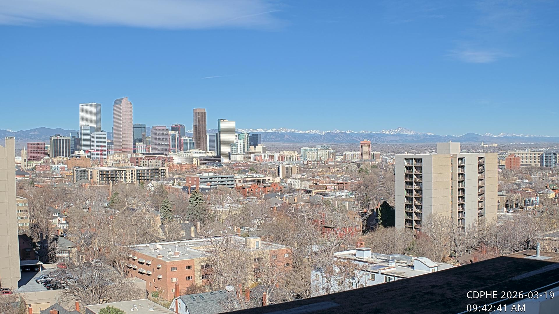 Archiv Foto Webcam Downtown Denver Colorado