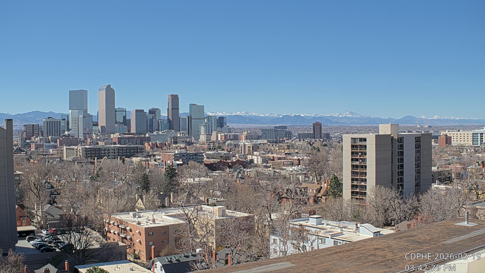 Archiv Foto Webcam Downtown Denver Colorado
